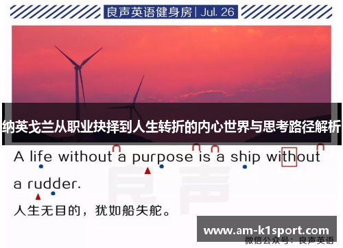 纳英戈兰从职业抉择到人生转折的内心世界与思考路径解析